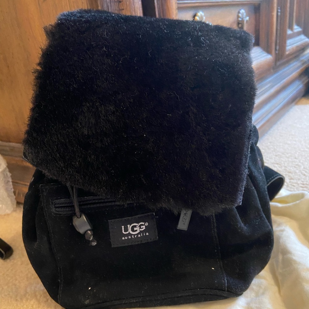 Black UGG mini backpack